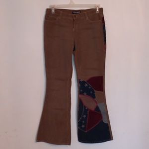London Jean Brand Size 8 Color Brown
